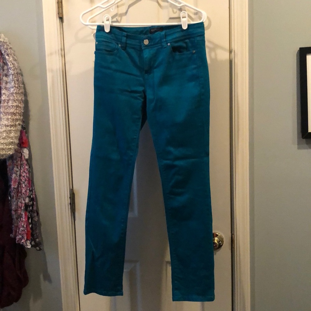 What’s House Black Market Teal Denim Jeans 2R